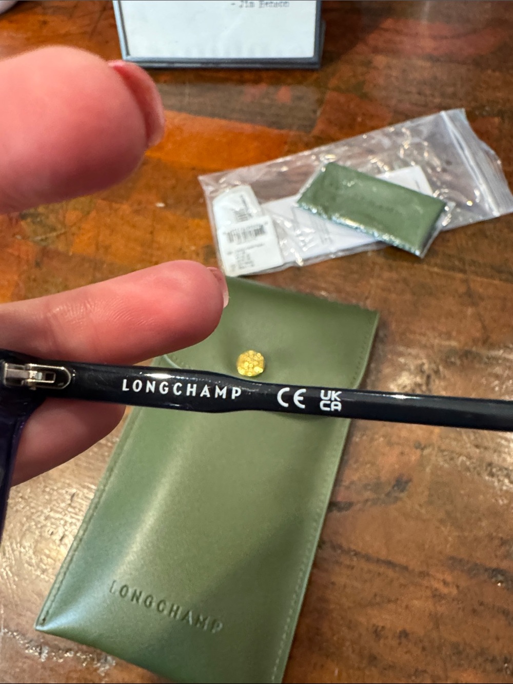 Longchamp Women's Sunglasses in Navy Blue - Picture 3 of 8